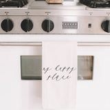 Our Happy Place Tea Towel Magenta Chloe