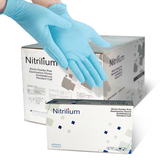 Nitrile Gloves -10 Boxes (12.35$/Box of 100pcs-1000 PCS total)