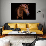 Nobility Acrylic Horse Print Wall Art Coral Rosemary