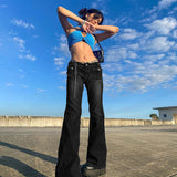 Wide Leg Baggy Pants Casual Cargo Jeans