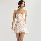 Fitted French Style Floral Dress