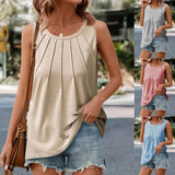 Sleeveless Casual Top Silver Sam