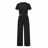 Short Sleeve T-Shirt & Long Pants Set