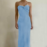 Elegant Off Shoulder Rib Knitted Midi Dress Silver Sam