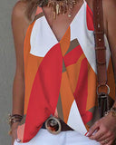 Loose Casual V-Neck Top