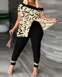 Printed Fashion 2-Piece Suit