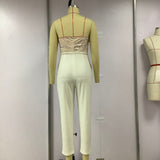 Sexy backless long jumpsuit