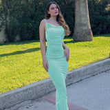 Sexy Backless Slim Fit Cami Dress Silver Sam