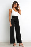 Casual Wide-Leg Trousers with Belt
