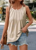 Sleeveless Casual Top Silver Sam