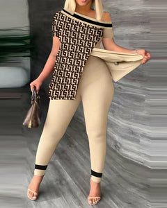 Printed Fashion 2-Piece Suit