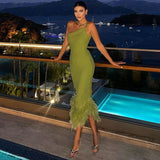 Sexy Backless Mermaid Long Dress Silver Sam