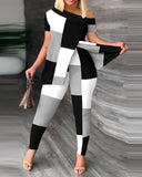 Printed Fashion 2-Piece Suit