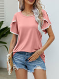 Tulip Sleeve Tassel Blouse Silver Sam