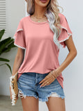 Tulip Sleeve Tassel Blouse Silver Sam