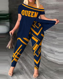 Printed Fashion 2-Piece Suit