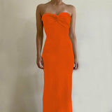 Elegant Off Shoulder Rib Knitted Midi Dress Silver Sam