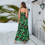 Bohemian High-waist Split Dress Silver Sam