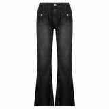 Wide Leg Baggy Pants Casual Cargo Jeans