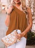 Asymmetric One-Shoulder Top