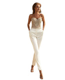 Sexy backless long jumpsuit