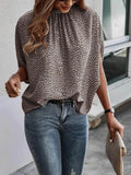 Split Batwing Sleeve Top Silver Sam