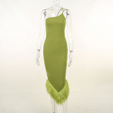 Sexy Backless Mermaid Long Dress Silver Sam