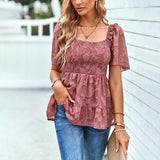 Square Neckline Blouse Silver Sam