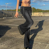 Wide Leg Baggy Pants Casual Cargo Jeans