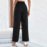High-Waisted Wide-Leg Pants