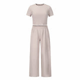 Short Sleeve T-Shirt & Long Pants Set