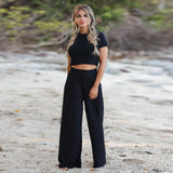 Short Sleeve T-Shirt & Long Pants Set