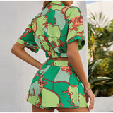 Mini Shirt & Shorts Set Silver Sam