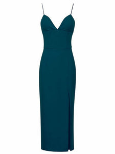 Solid Color Knitted Dress for Women Silver Sam