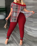Printed Fashion 2-Piece Suit