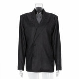 Sleeveless Crop Top & High Waist Pants Set, Blazer Sold Separately