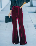 Velvet Straight Leg Pants