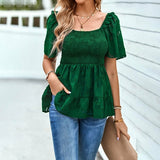 Square Neckline Blouse Silver Sam