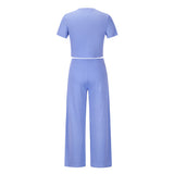 Short Sleeve T-Shirt & Long Pants Set