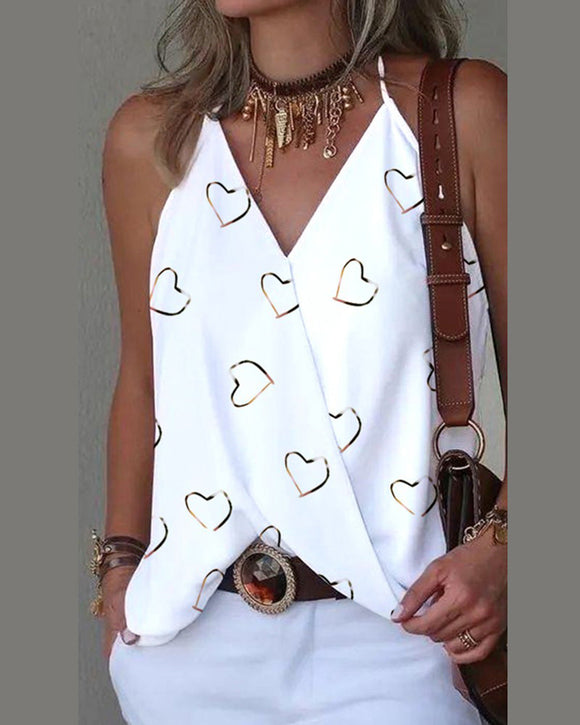 Loose Casual V-Neck Top