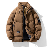 Men's Stand Collar Puffer Jacket