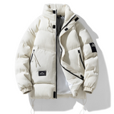 Men's Stand Collar Puffer Jacket