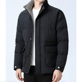 Men's Houndstooth Puffer Jacket