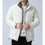 Men's Houndstooth Puffer Jacket