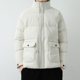 Men's Houndstooth Puffer Jacket
