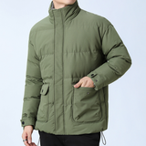 Men's Houndstooth Puffer Jacket