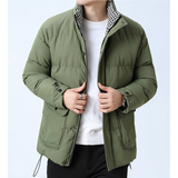 Men's Houndstooth Puffer Jacket