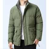 Men's Houndstooth Puffer Jacket