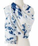 Organic Tie Dye Scarf - Awaken Alabaster