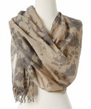 Organic Tie Dye Scarf - Awaken Alabaster